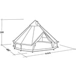 Robens Klondike Grande PRS, Tipi/Bell Polyester 10-Person Tent - SPECIAL PRICE