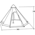 Easy Camp Moonlight Tipi, 8-person Glamping Tent - SPECIAL PRICE