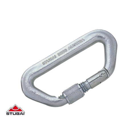 Stubai Super 5000 Steel Karabiner, Forged, Galv.