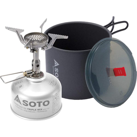 SOTO Amicus Stove + New River Pot Combo Set