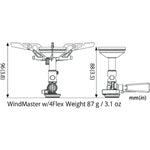 SOTO Windmaster Micro-Regulator Stove Drawing