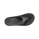 Telic Energy Flip Flop - Midnight Black top down view